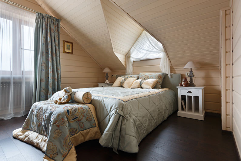 Color wenge in the bedroom - Interior Design