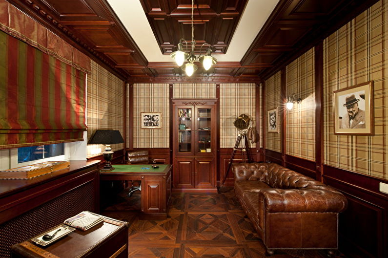 Color wenge in the home office - Interior Design