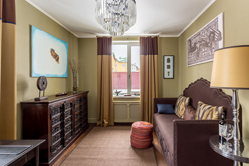 Color wenge in the home office - Interior Design