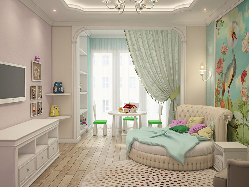 Design project of a children's room for a girl - photo 1