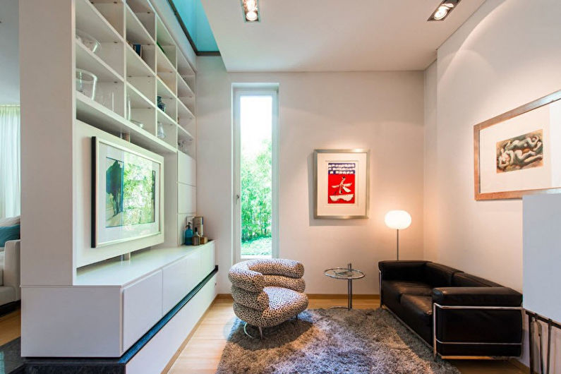 Living room 17 sq.m. in a modern style - Interior Design