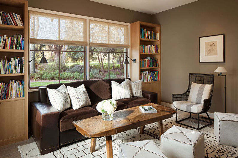 Living room 17 sq.m. in classical style - Interior Design