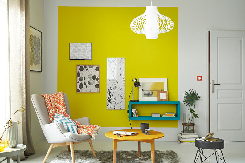 Living room design 17 sq.m. - Decor