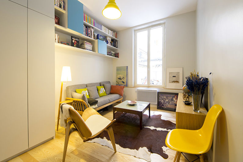 Living room design 17 sq.m. - Furniture