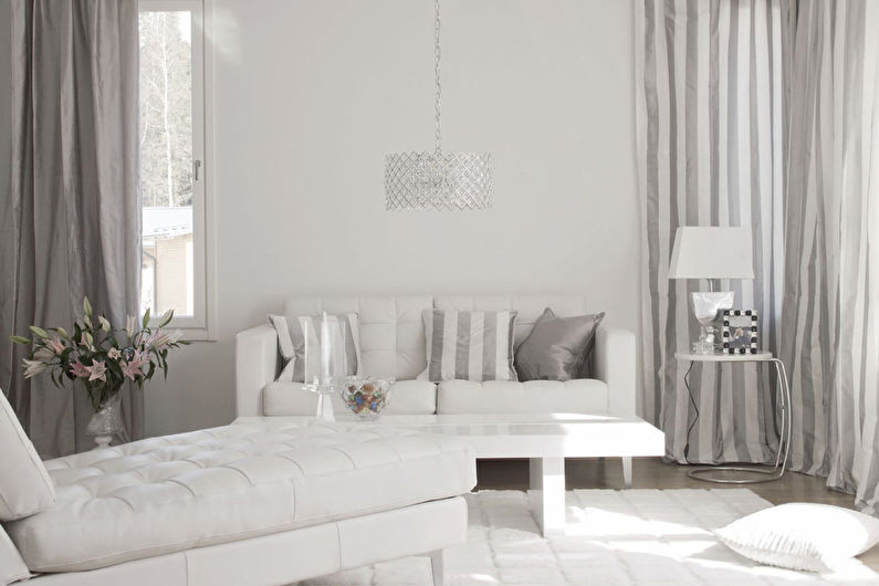 Interior design of the living room 17 sq.m. - Photo