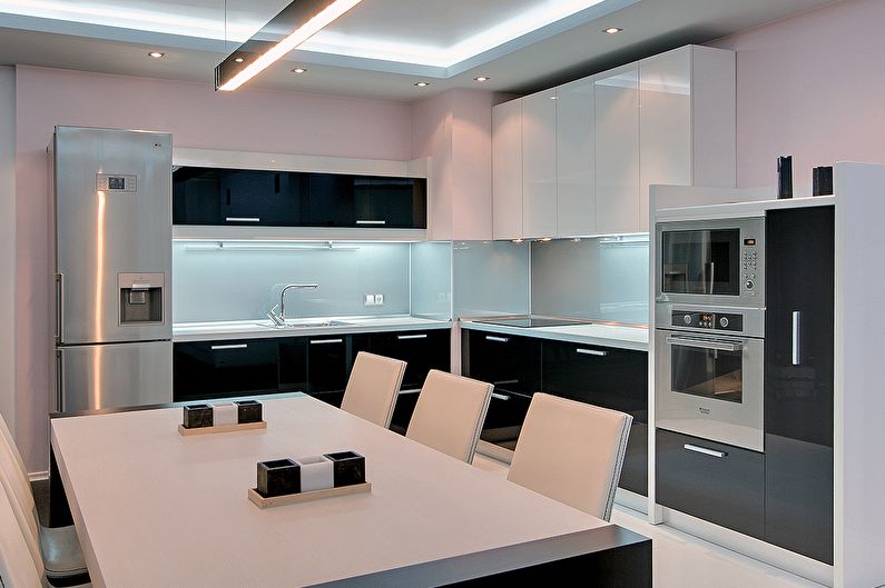 High-tech Corner Kitchen - Interior Design