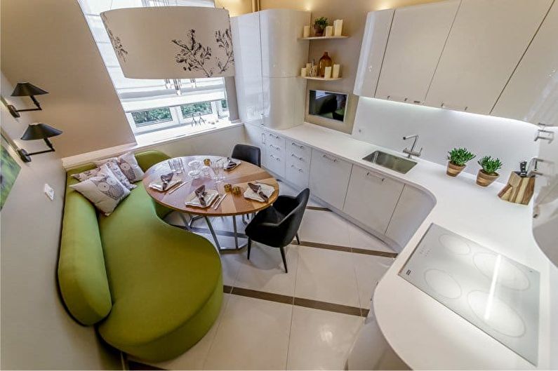 High-tech Corner Kitchen - Interior Design