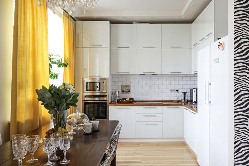 Scandinavian-style corner kitchen - Interior Design