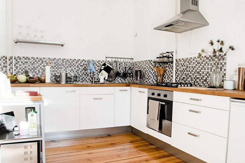 Design of a small corner kitchen