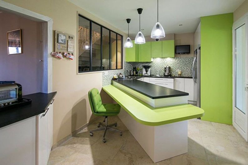 Design of a small corner kitchen