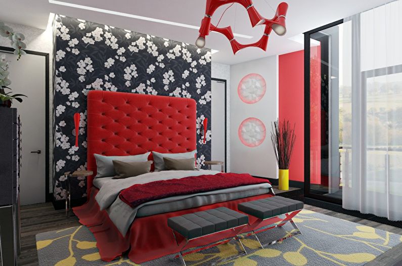 East - West: Bedroom Interior