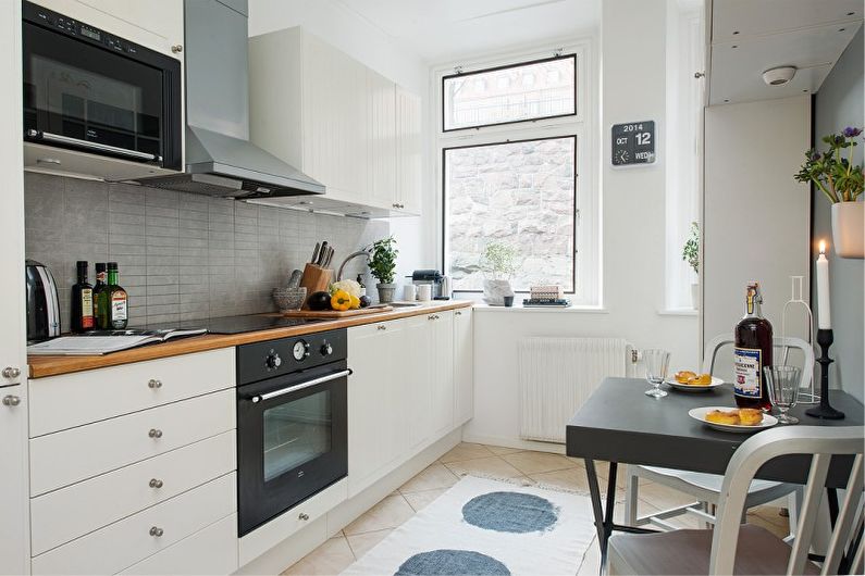 Furniture for a small kitchen: 70 photo ideas