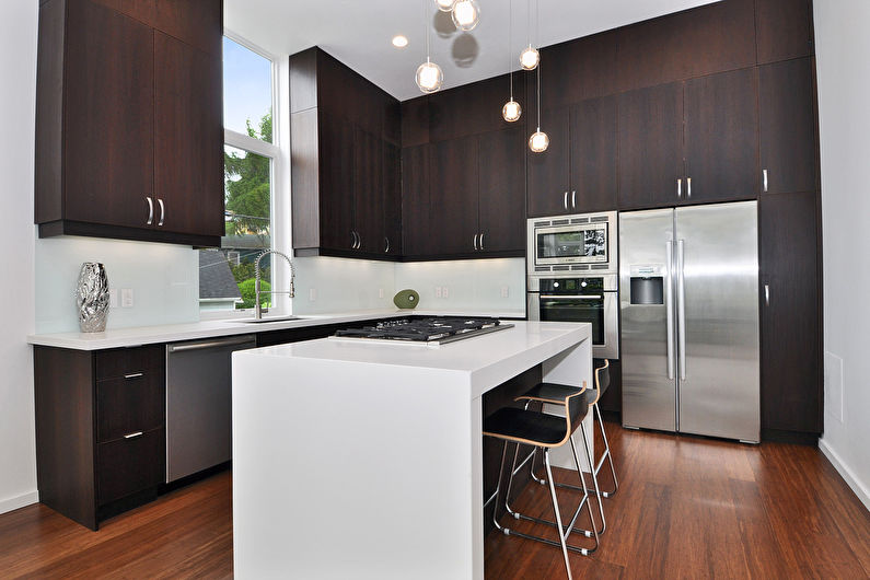 Wenge color in the interior (+95 photos)