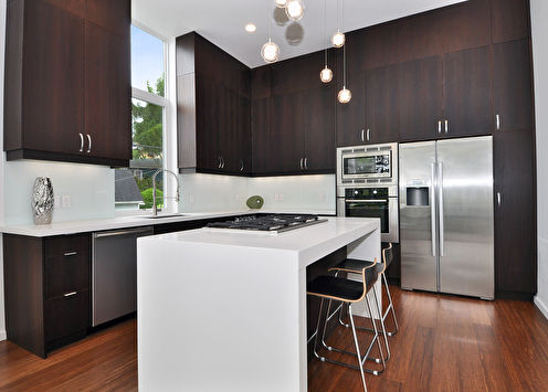 Wenge color in the interior (+95 photos)