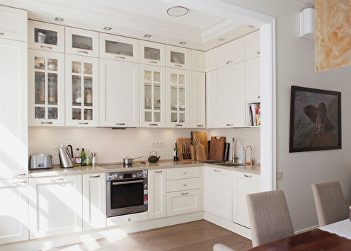 Corner kitchens: 80 photo ideas