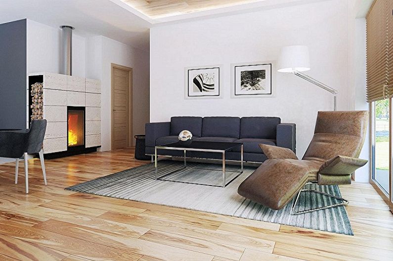 Modern high-tech style house designs - Small one-story house