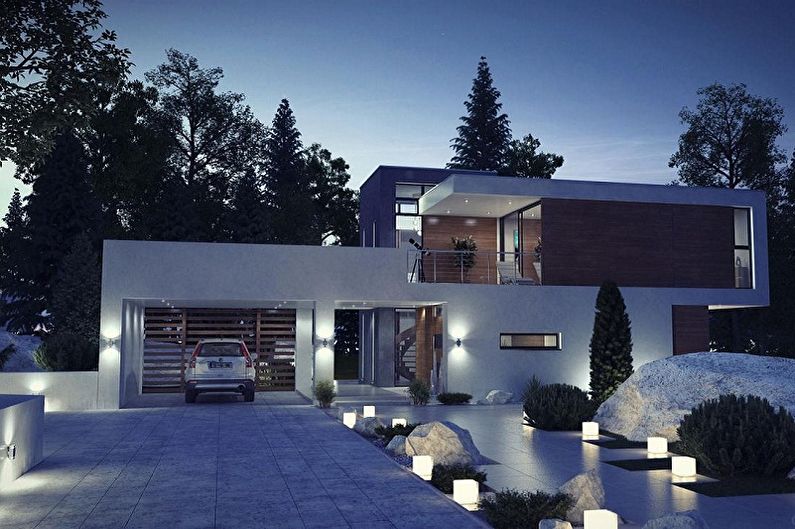 High-tech houses - photo and projects