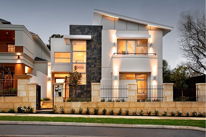 High-tech houses - photo and projects