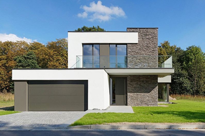 High-tech houses - photo and projects