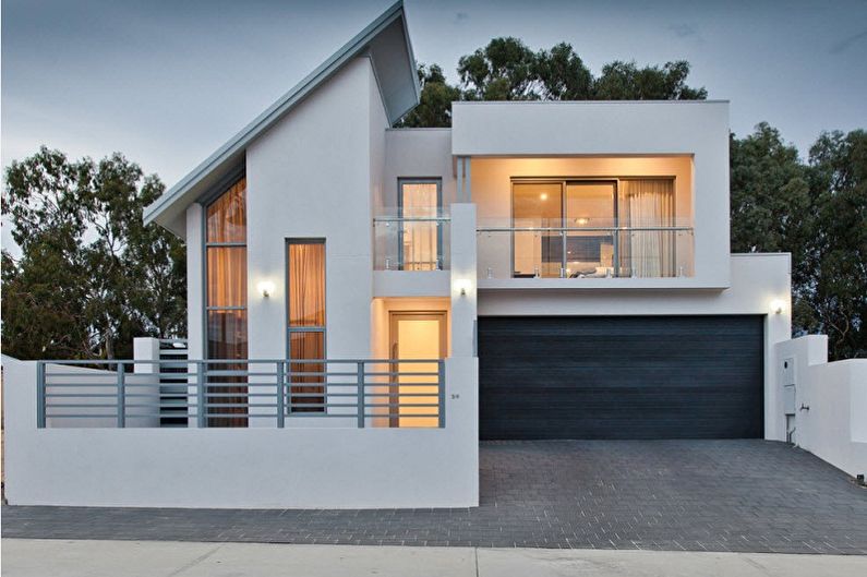 High-tech houses - photo and projects