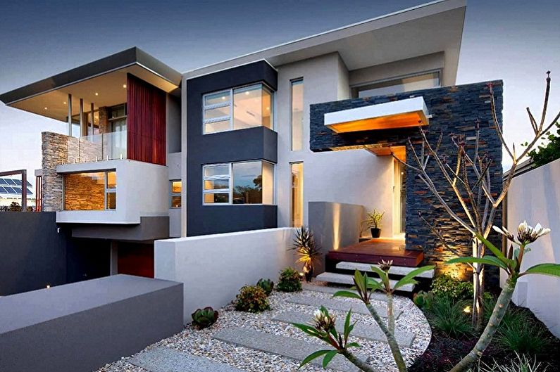 High-tech houses - photo and projects