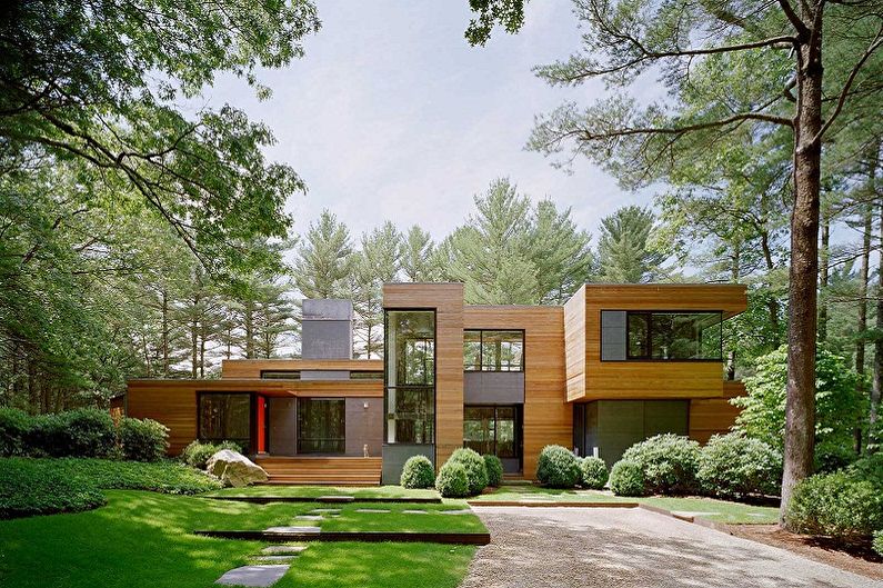 High-tech houses - photo and projects
