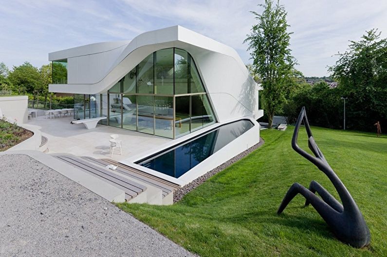 High-tech houses - photo and projects
