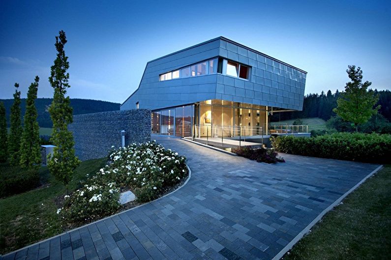 High-tech houses - photo and projects