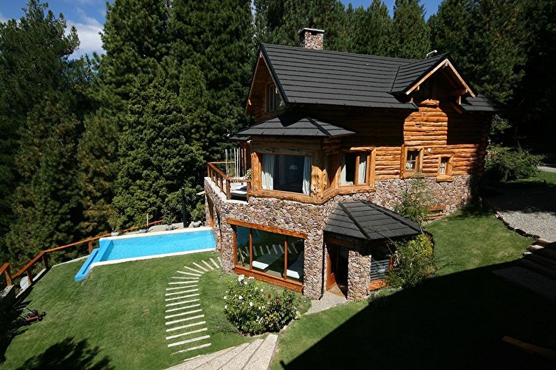 Contemporary Chalet Style Homes - Hillside Chalet Homes
