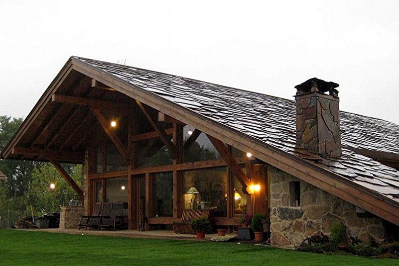 Chalet style houses - photo and projects