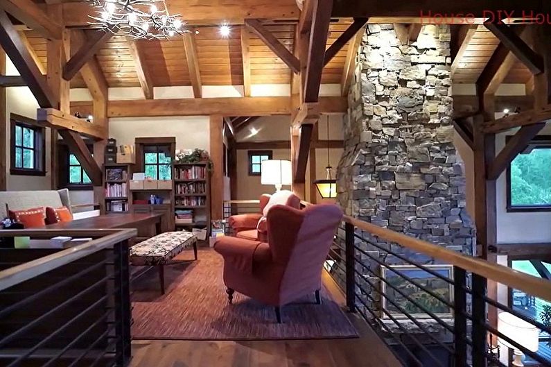 Chalet style houses - photo and projects