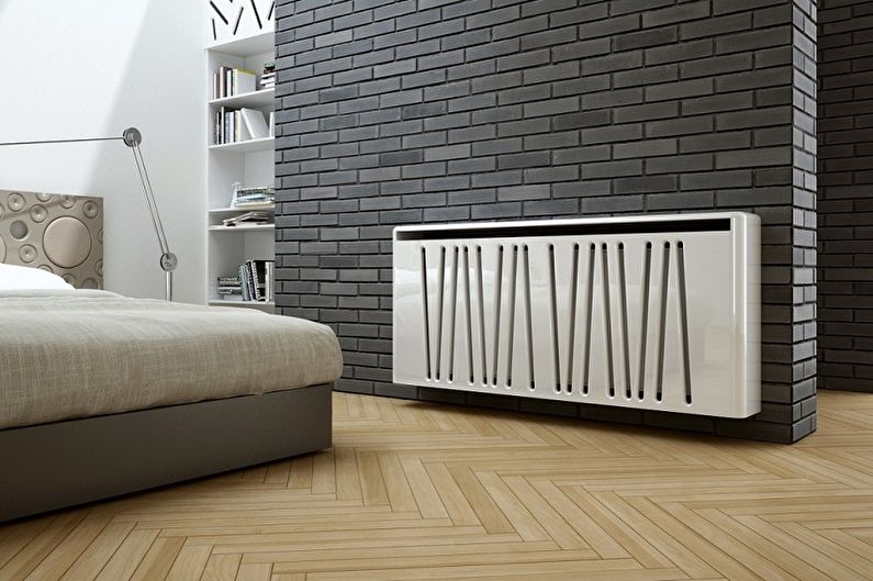 Types of screens for radiators - Depending on the material