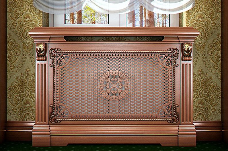 Design of screens for radiators