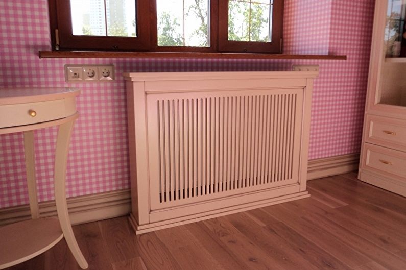 Design of screens for radiators