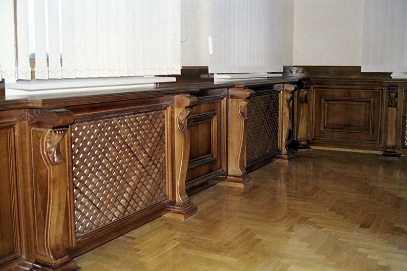 Screens for radiators - photo