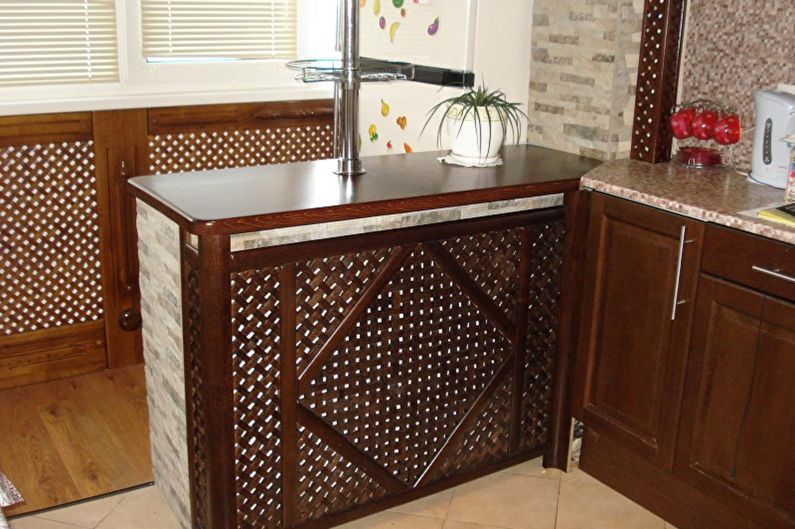 Screens for radiators - photo