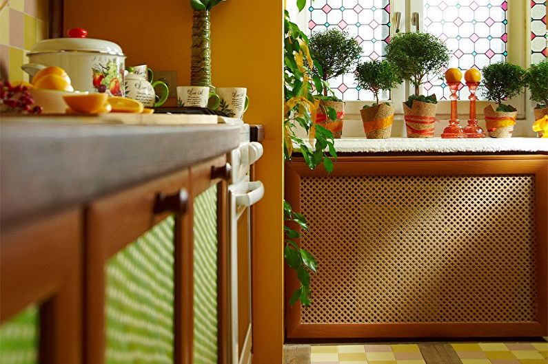 Screens for radiators - photo