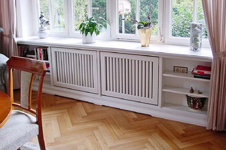 Screens for radiators - photo