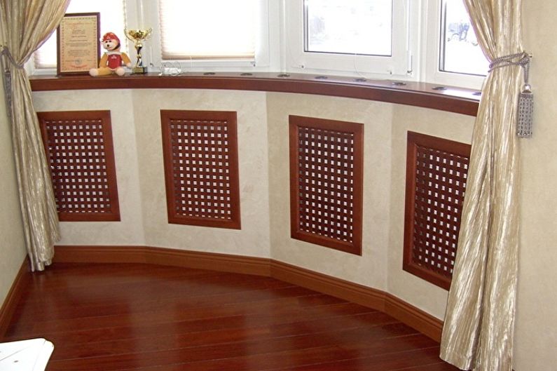 Screens for radiators - photo
