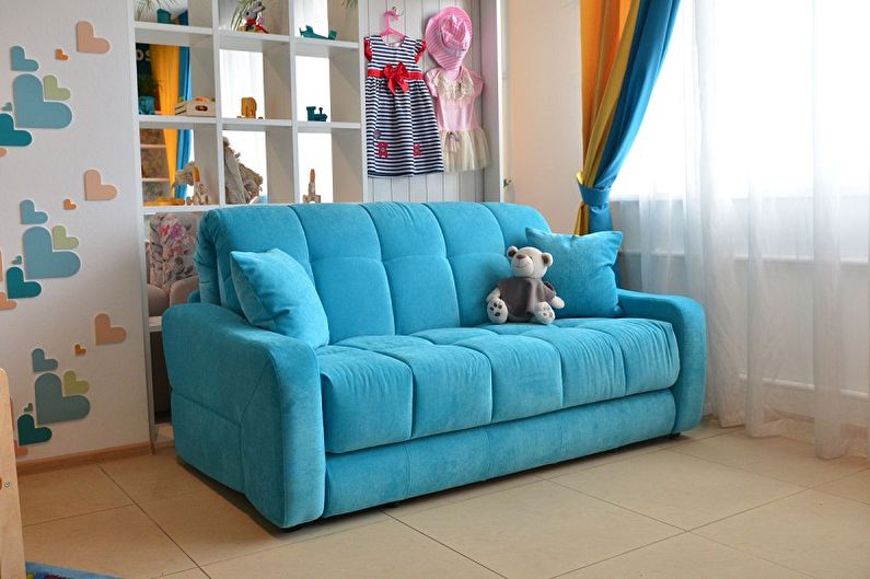 Sofas with orthopedic mattress - photo