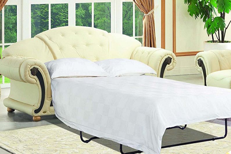 Sofas with orthopedic mattress - photo