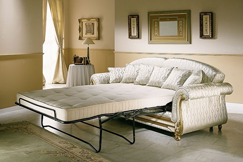Sofas with orthopedic mattress - photo