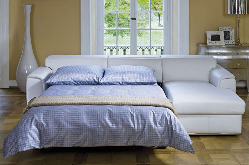 Sofas with orthopedic mattress - photo