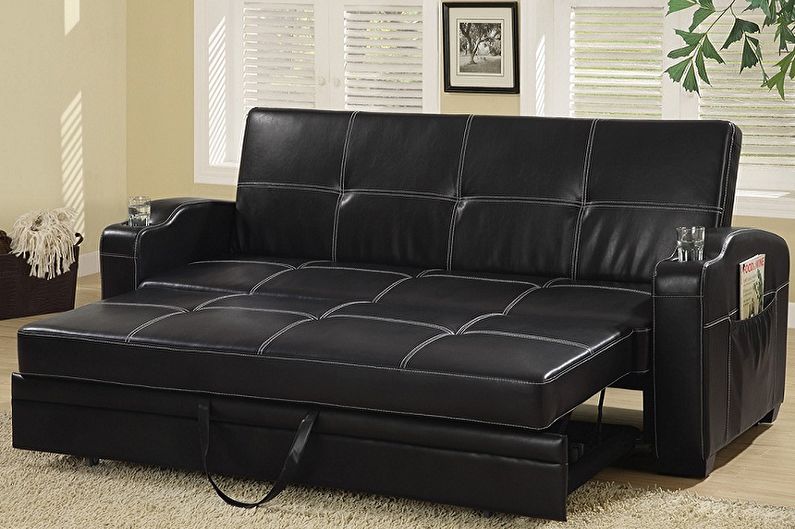 Sofas with orthopedic mattress - photo