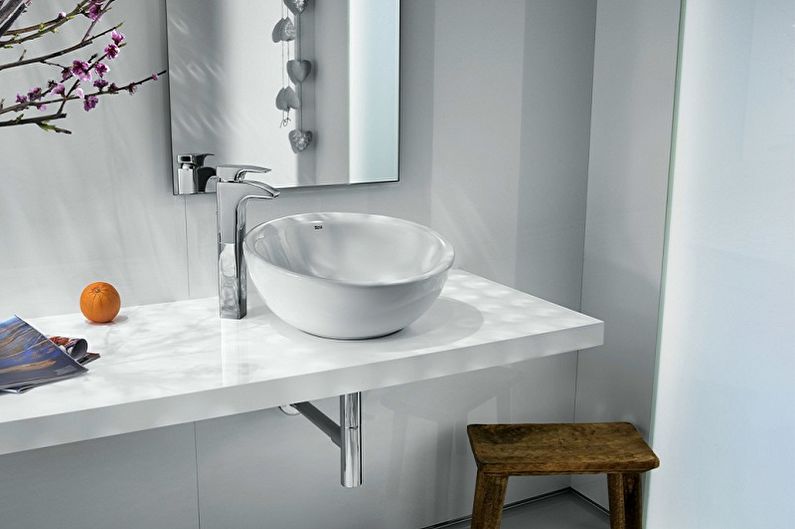 Overhead sinks for the bathroom