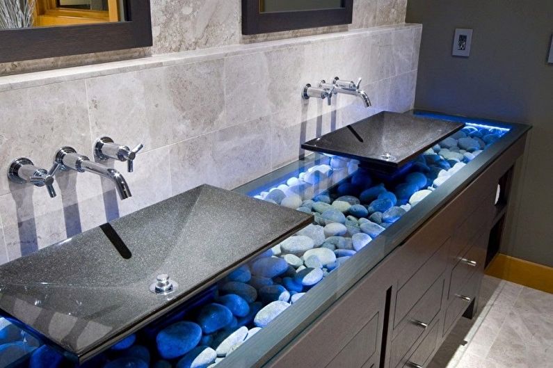 Bathroom sink - Natural stone and its imitation