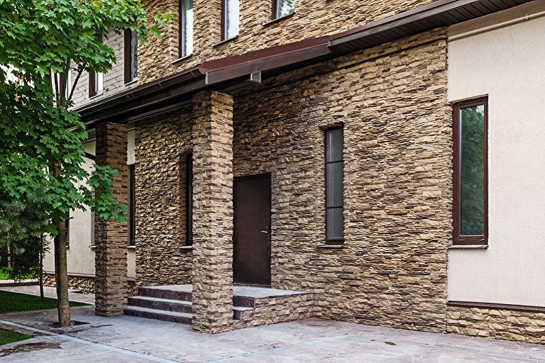 Stone siding - photo