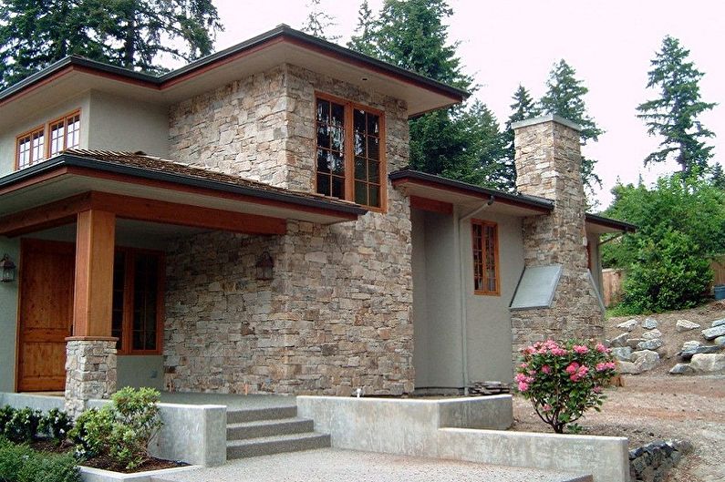 Stone siding - photo