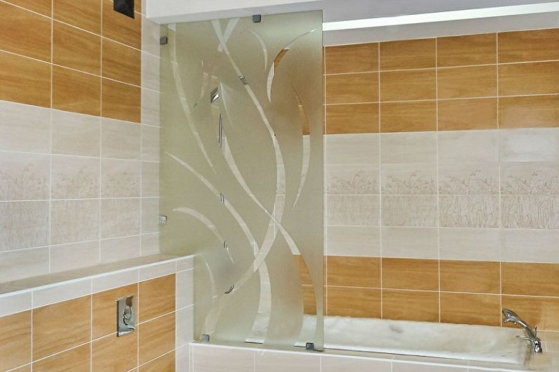 Types of Glass Blinds for the Bathroom - Static Blinds