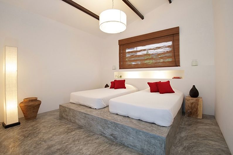 Types of Podium Beds - Bed on a Monolithic Podium